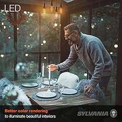 SYLVANIA ECO LED B10 Light Bulb, 50W = 3.5W, 7