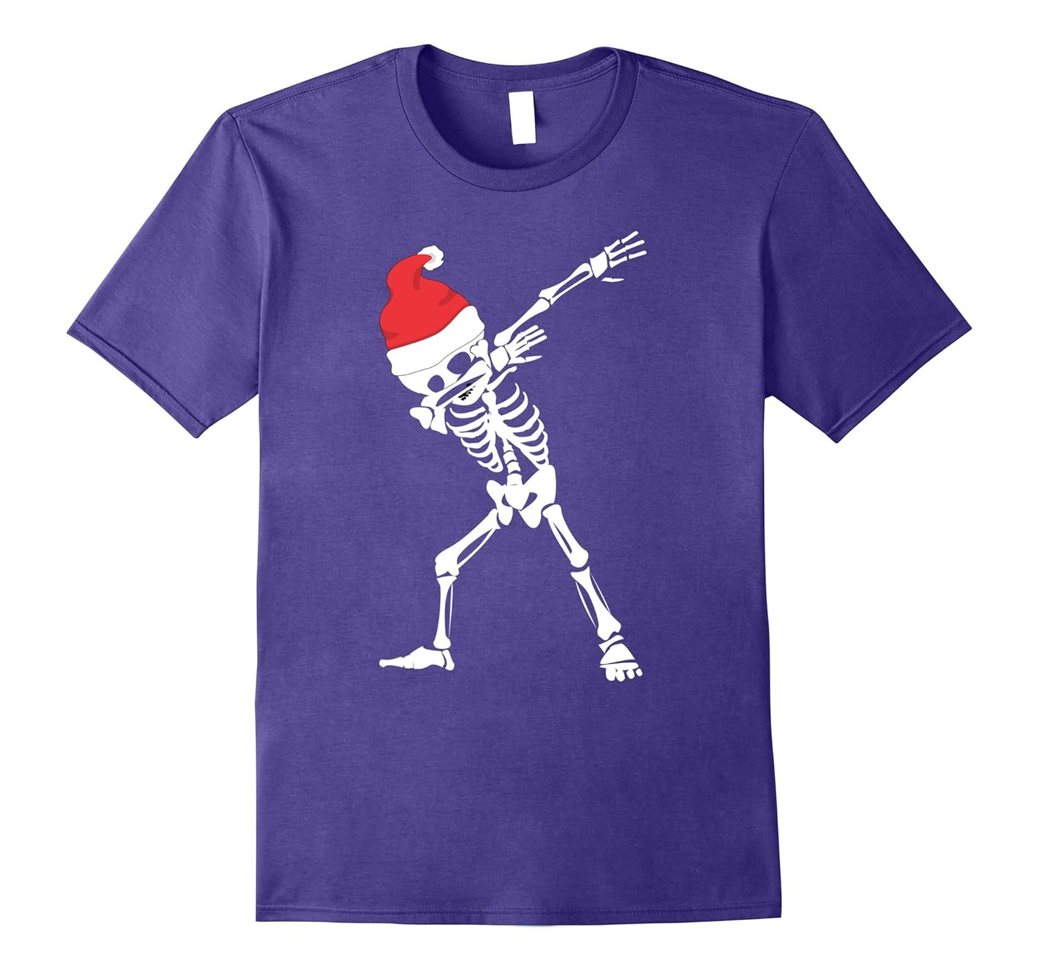 Dabbing Skeleton Shirt - Funny Dab Skull Christmas T-Shirt-ANZ