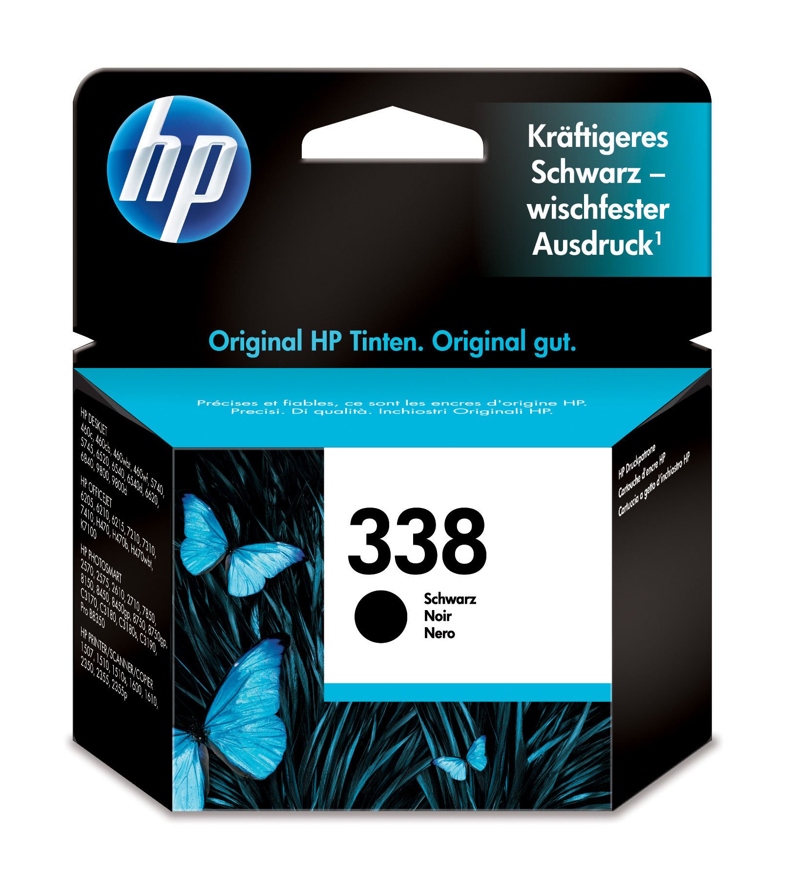 HP 338 - Black - Original - Tintenpatrone