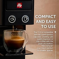 Illy Y3.3 Espresso Machine, Single Serve Coffee