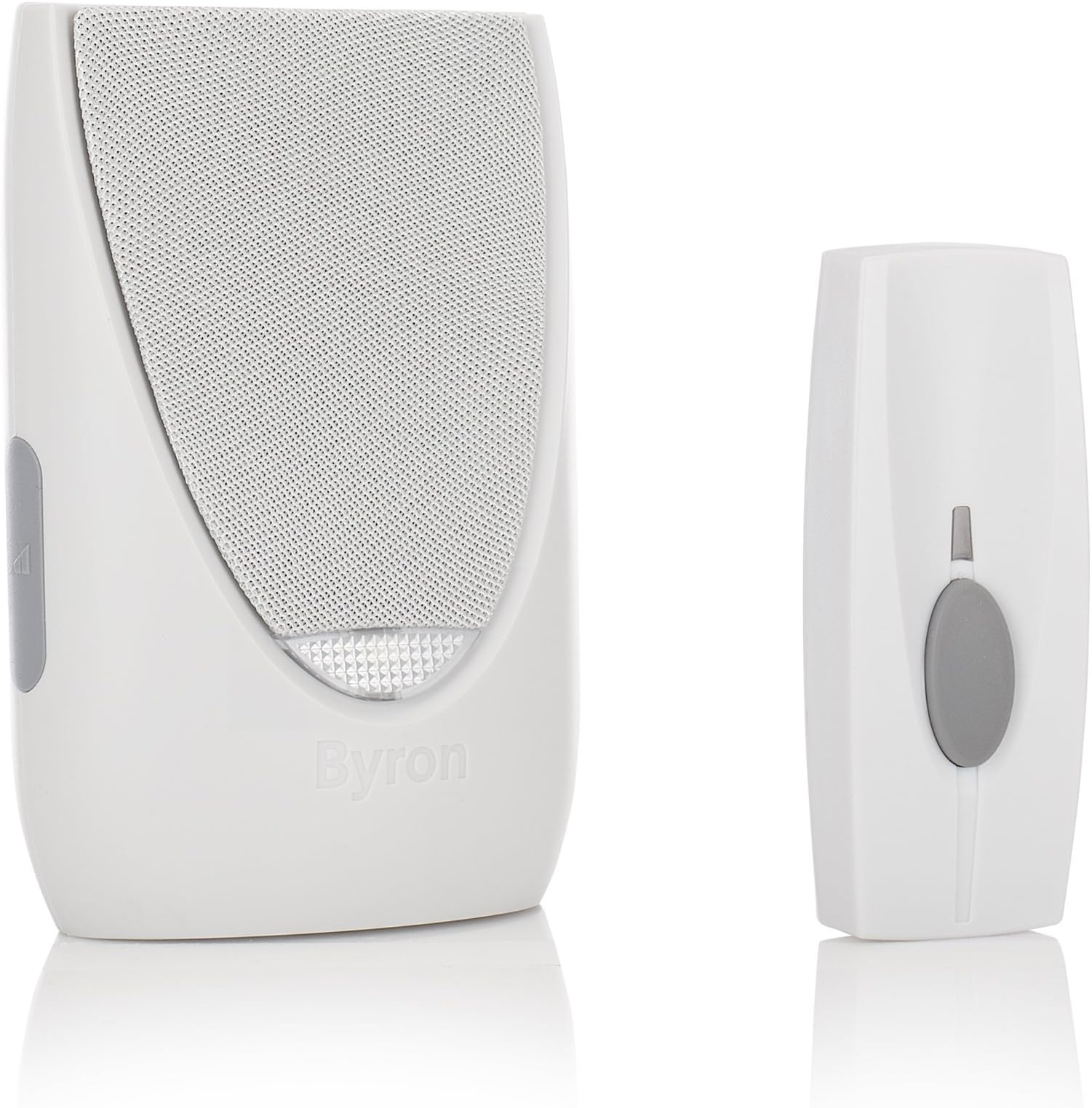 Byron Sentry BY202F 100m Wireless Plug-In Door Chime Kit with Flashing Light and 6 Sounds