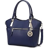 MKF Collection Tote Bag for Women Vegan Leather Shoulder Bag – Top-Handle Purse, Ladies Handbag by Mia K