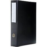 3-Ring Premium Legal Binder for 8.5" x 14" Paper - Black, by Bindertek | 3" Spine Width, 525 Sheet Capacity, 2" D-Rings, Linen-Textured Covers, Steel Reinforced Edges, Spine Label Included