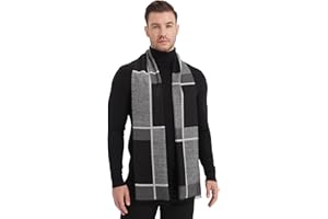 EP Mode Men's Winter Scarf, Cashmere Feel, Super Soft & Warm