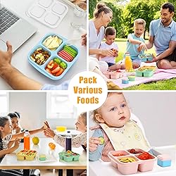 Caperci Lunchable Snack Containers - 4 Compartments
