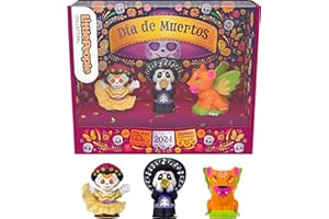 LITTLEPEOPLE COLLECTOR Little People Collector Día de Muertos Special Edition Figure Set, 3 Traditional Characters in Display Box for Adults & Fans