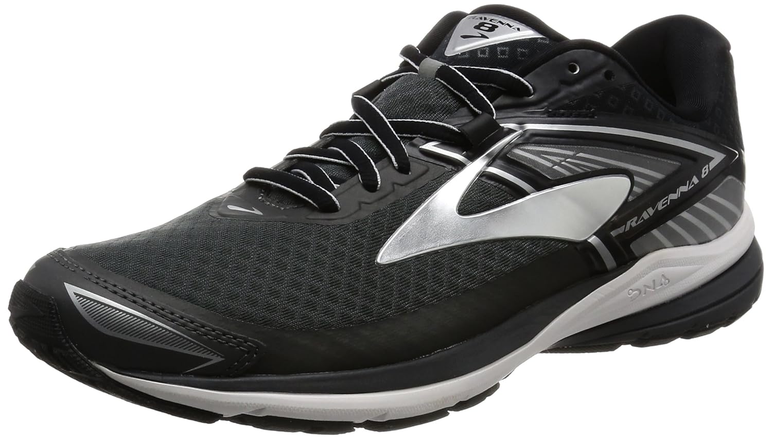 brooks ravenna 8 mens silver