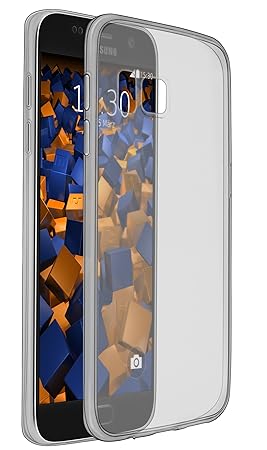 mumbi UltraSlim Hülle für Samsung Galaxy S7 Schutzhülle schwarz transparent (Ultra Slim - 0.80 mm)