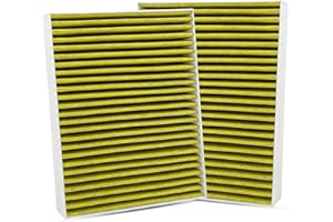 2pcs Capume Cabin Air Filter JM871 Fits for 2018 2019 2020 2021 2022 2023 2024 LS500, 2018-2024 LS500H, 2022-2025 Tundra, 2023-2025 Sequoia, Replacement for 87139-60030, 871390C010