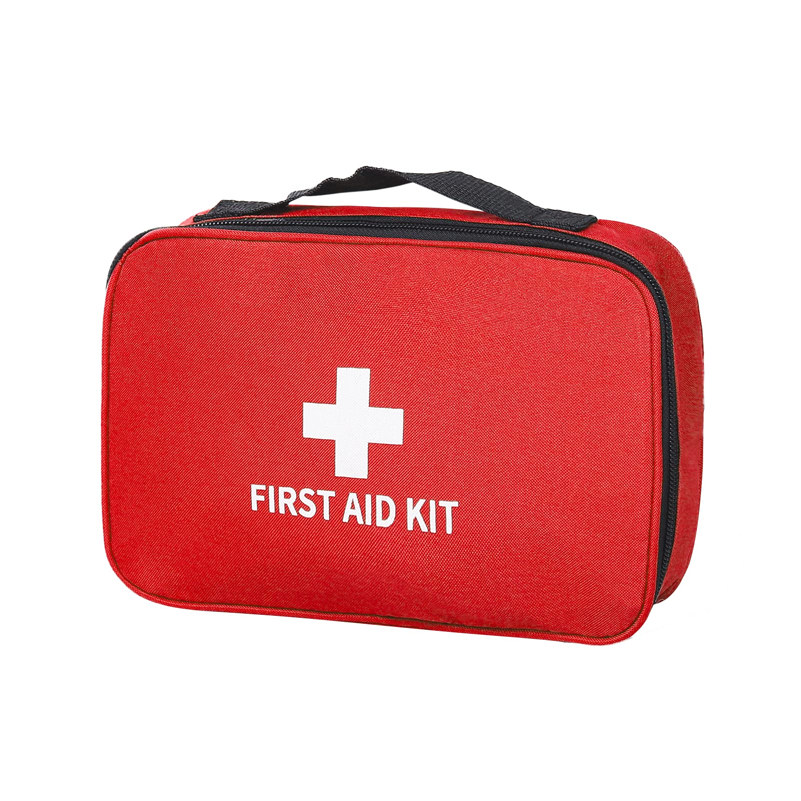 Portable First Aid Bags Pouch Empty Mini Medical Kit Bag Case Compact Survival Emergency Bags Empty Medicine Storage Bag for Travel Camping Outdoor Sports Work Holidays Car Home (Empty Bag)