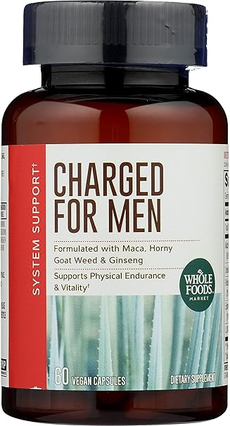 Amazon Com Whole Foods Market Charged For Men 60 Ct Prime Pantry