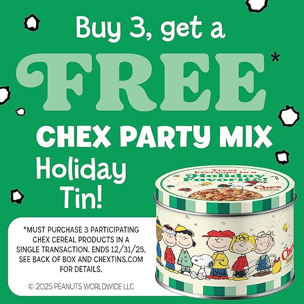 RICE CHEX GLUTEN FREE BREAKFAST CEREAL, HOMEMADE CHEX MIX INGREDIENT, 12 OZ