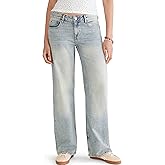 Aeropostale Women's Low Rise Baggy Wide Leg Jean