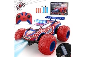 EpochAir 1:18 Remote Control Car - 20km/h 2.4GHz All Terrain Off-Road Monster Truck with Bodylights&Headlights &Headlamps, Rechargeable Toy Car Gift for 3 4 5 6 7 8 9 10-12 Year Old Boys Girls Kids