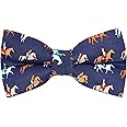 OCIA Cute Pattern Pre-tied Bow Tie Adjustable Bowties for Adult & Children