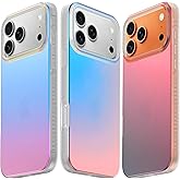 LONLI Hue for iPhone 17 Pro Max Case – Dynamic PrismGlow Holographic Iridescent Phone Cover, Slim Shock-Absorbing Protection, Cute Aesthetic Case for Women & Girls