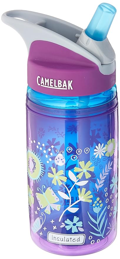 CamelBak 00220 Eddy Kids Insulated Purple Flowers 0.4 Litre (Multicolour)