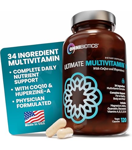 Amazon.com: OmniBiotics Vegan Omega 3 DHA EPA Supplement – MD