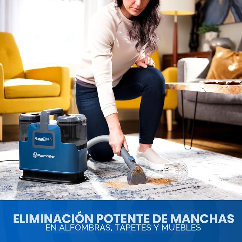 SCB0501 Aspirador de alfombras Limpiador de Manchas Multisuperficie para Alfombras, Moquetas, Tapicería, Escaleras y Coche 500W