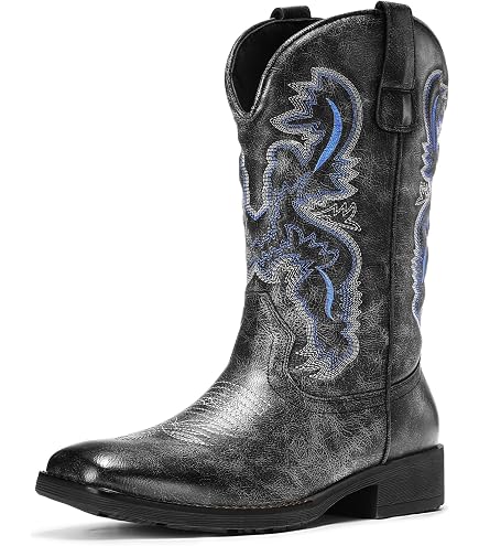 TruVeld Men\'s Western Cowboy Boots Wide Square Toe Americana Size 13 NIB Ariat Men main image 4