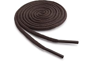 OrthoStep Round Dress Thin Shoelaces 2 Pair Pack - Made in USA