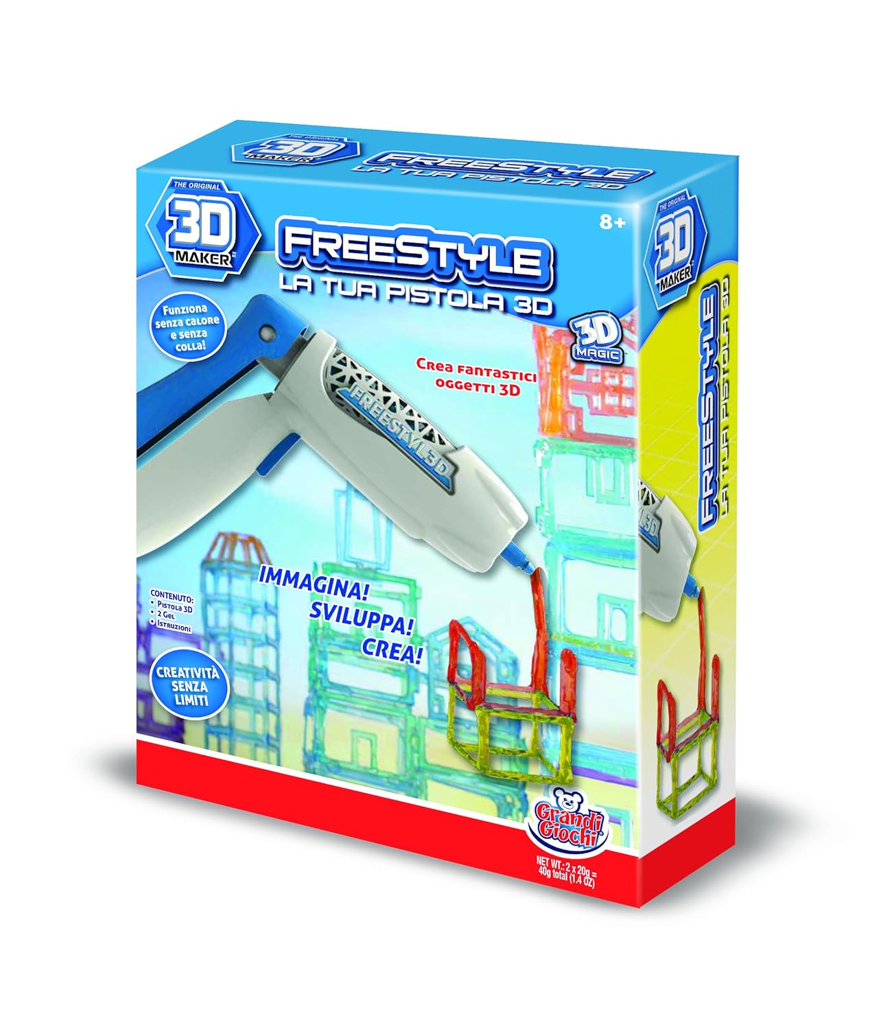 Grandi Giochi GG Il Tuo Laboratorio Pistola 3D Amazon Grandi Giochi GG Il Tuo Laboratorio Pistola 3D Amazon Giochi e giocattoli