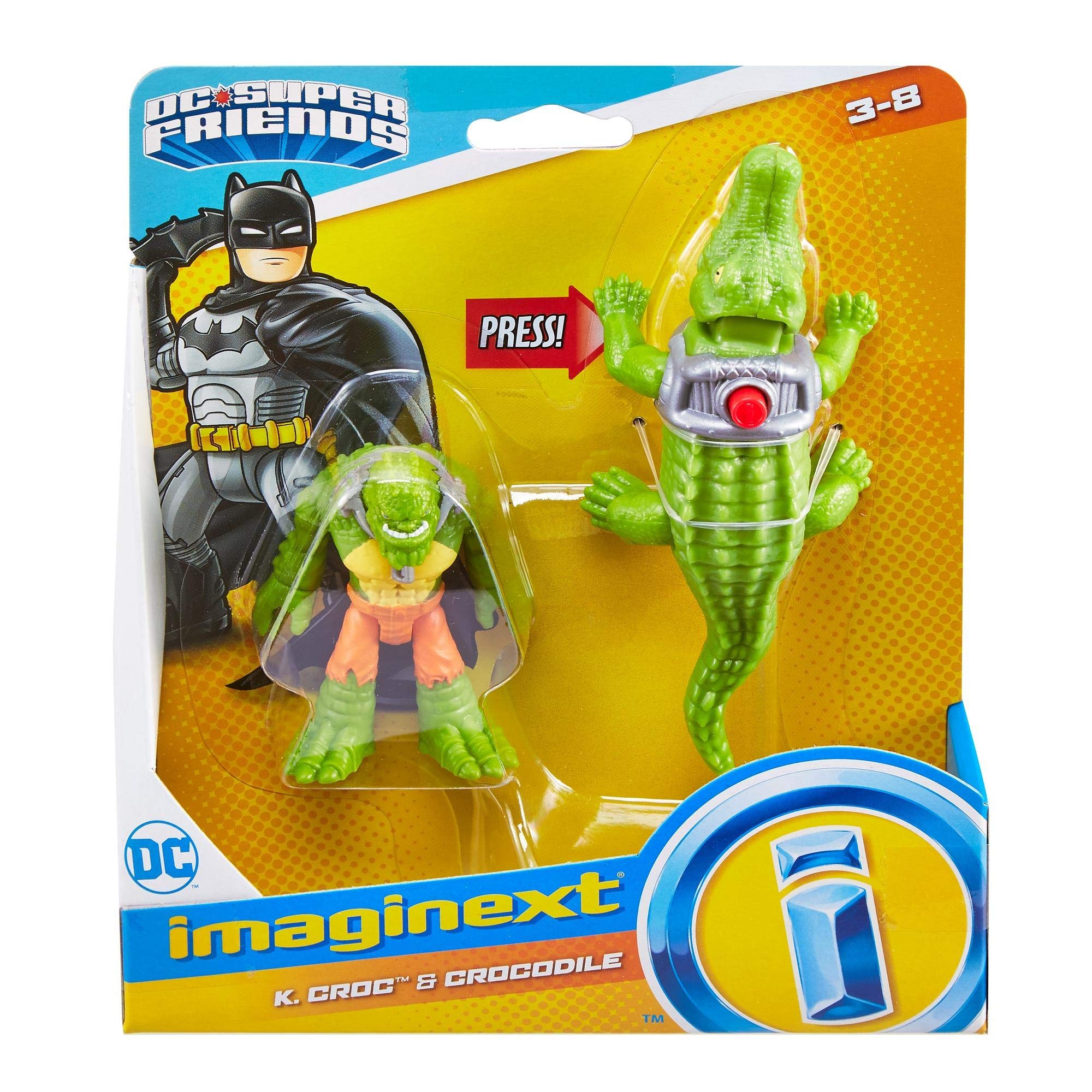 Fisher-Price Imaginext DC Super Friends - K. Croc and Crocodile