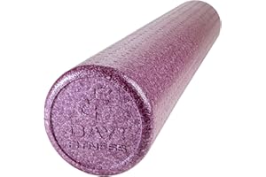 Day 1 Fitness High Density Foam Roller – Deep Tissue Muscle Massage & Myofascial Release for Recovery, Physical Therapy, Exercise & Pain Relief – Multiple Sizes & Colors