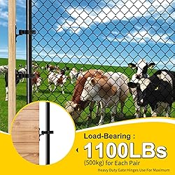 4 Pack 1-3/8 Inch Heavy Duty Gate Hinge, 304