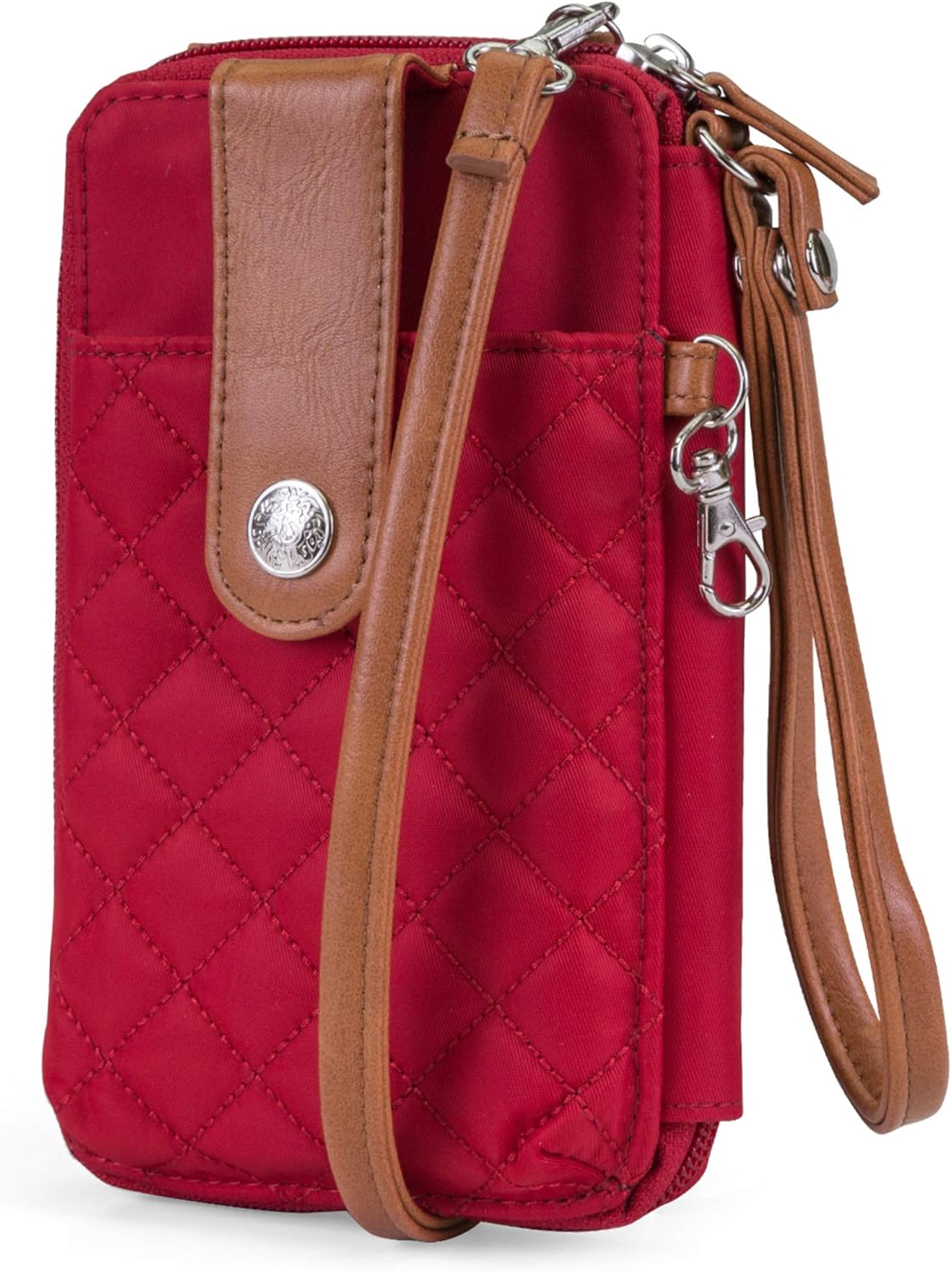 MUNDI Jacqui Vegan Leather RFID Womens Crossbody Cell Phone Purse