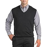 Harbor Bay by DXL Men's Big and Tall V-Neck Sweater Vest