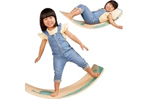 B. toys – Teeter Toddler – Kids Wobble Balance Board & Chair – Furniture For Toddlers – Montessori – Inspired Design – Detach