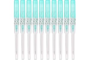 DOWEI Ear Nose Piercing Needles – New Life Tattoo 10pcs Piercing Needles IV Catheter Needles Kit Piercing for IV Start Kits Body Piercing Tattoo Tools Piercing Supplies