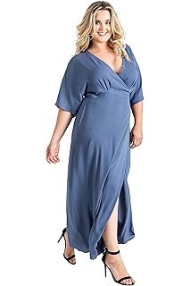 kimono wrap maxi dress