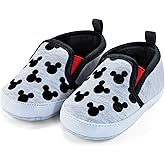 Disney Mickey & Minnie Mouse Infant Slip-On Shoes, Baby Crib Sneakers, Sizes 3–18 Months