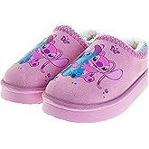 Josmo Cars Lightning Mcqueen Lilo Stitch Clog Slippers for Boy Girl Stitch and Angel Fur Lined Clogs Comfort Warm Soft Plush Lightweight House Shoes- Size 5-10 Toddler 11-13 Little Kid 1-5 Big kid