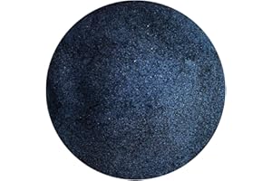 BULLSEYE GLASS CO. 1 Lb Blue Black Opal Powder Frit - 90 Coe