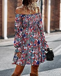 BTFBM Women Square Neck Smocked Dresses 2024 Summer
