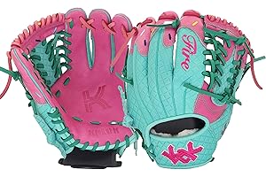 K KHLOK Infield Baseball Glove –11.5” - 11.75” – Adult and Youth Baseball Glove Right Hand Throw