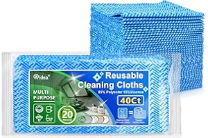 AIDEA Cleaning Wipes, Multi-Purpose Towel Reusable Cleaning Cloths 40Ct(1 Pack), Domestic Wipes, Dish Cloths(12''x24'')