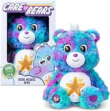 Care Bears Good Wishes Bear Plush 35 cm Soft Multicolor Fur Belly Badge Toy view 1