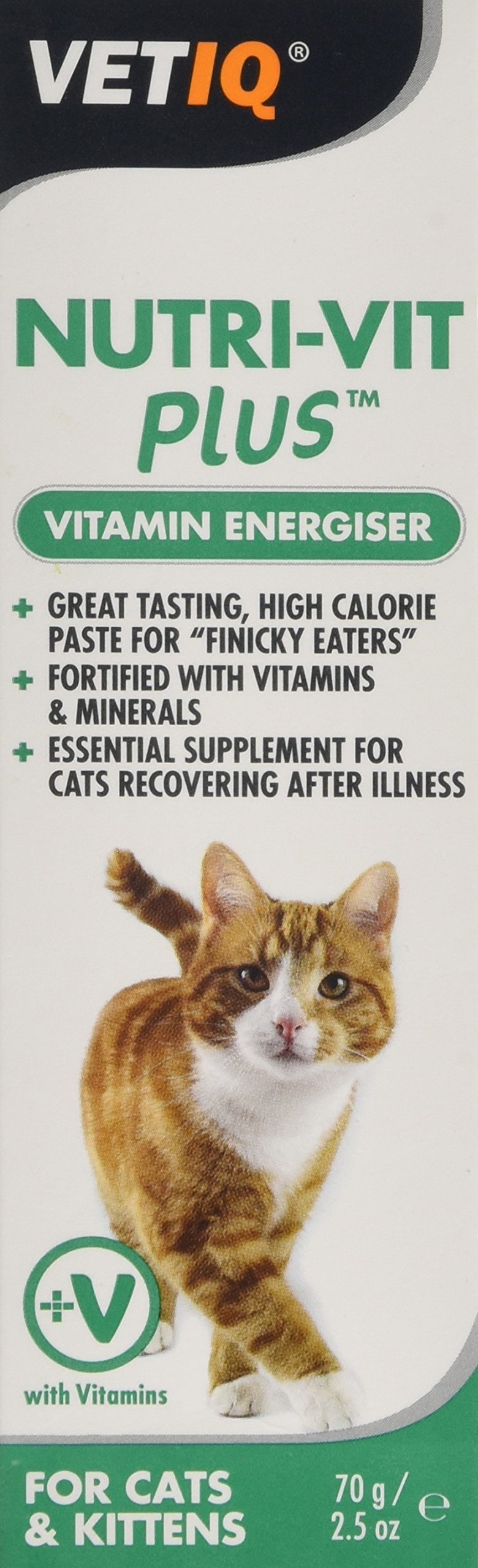 Buy VetIQ NutriVit Plus, 70g, Cat Supplement with Vitamins & Minerals, Pet Remedy For