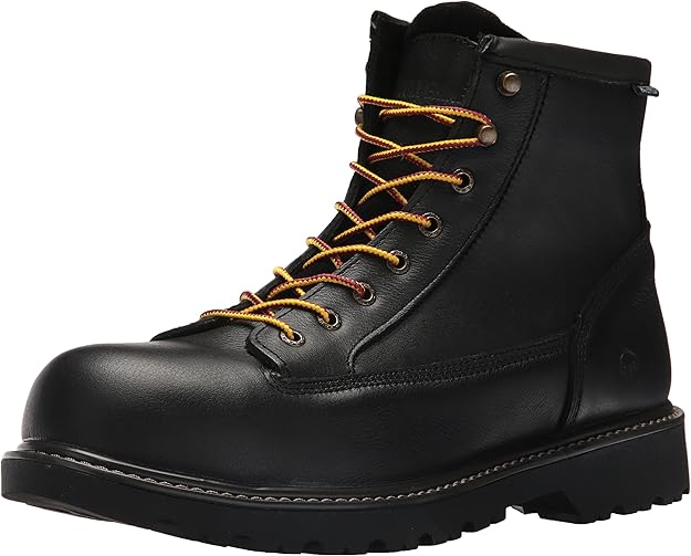 wolverine men's floorhand 6 inch waterproof steel toe work shoe