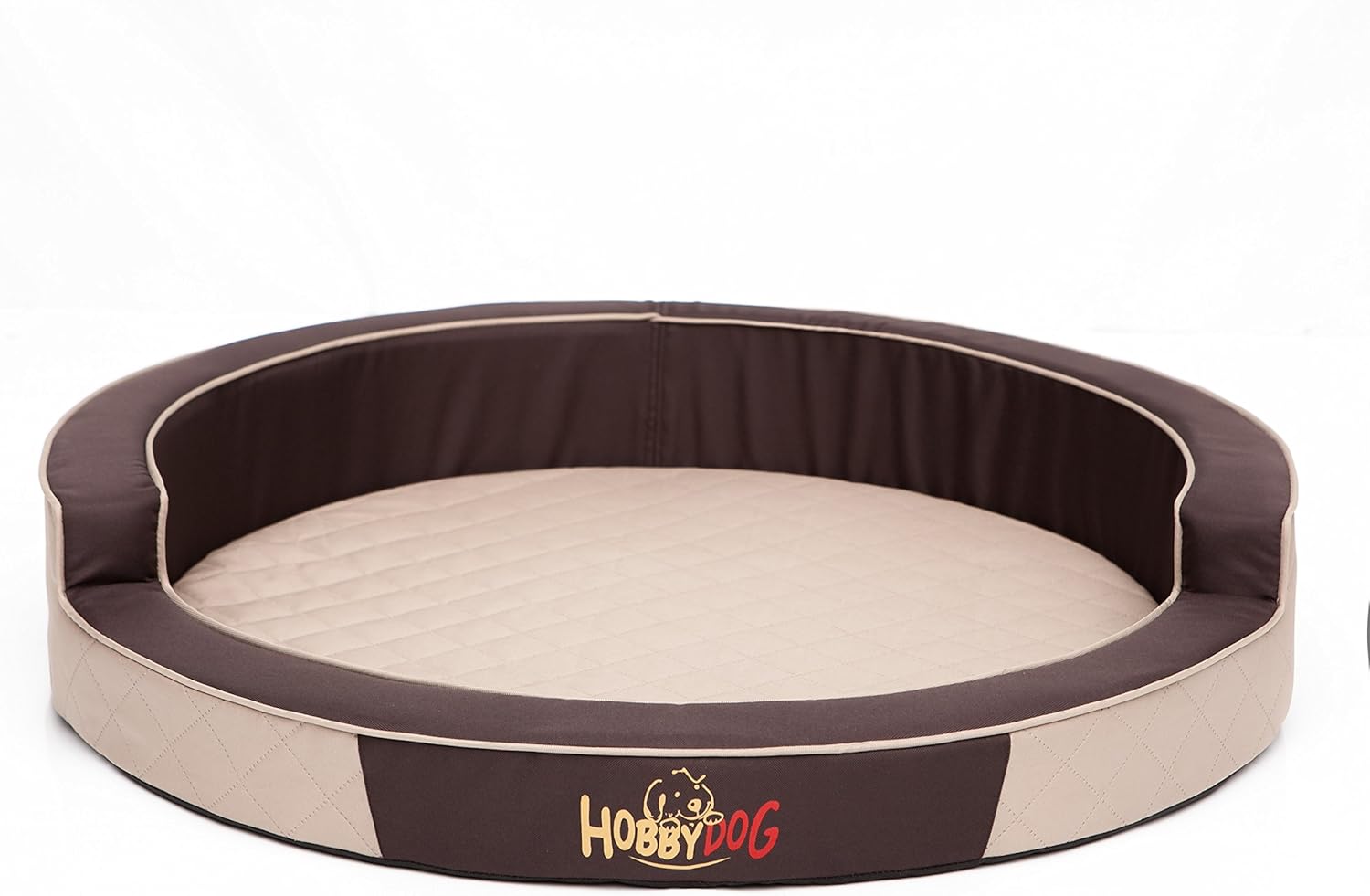 Hobbydog Ringo Dog Bed, Size 2, Beige - Image 3