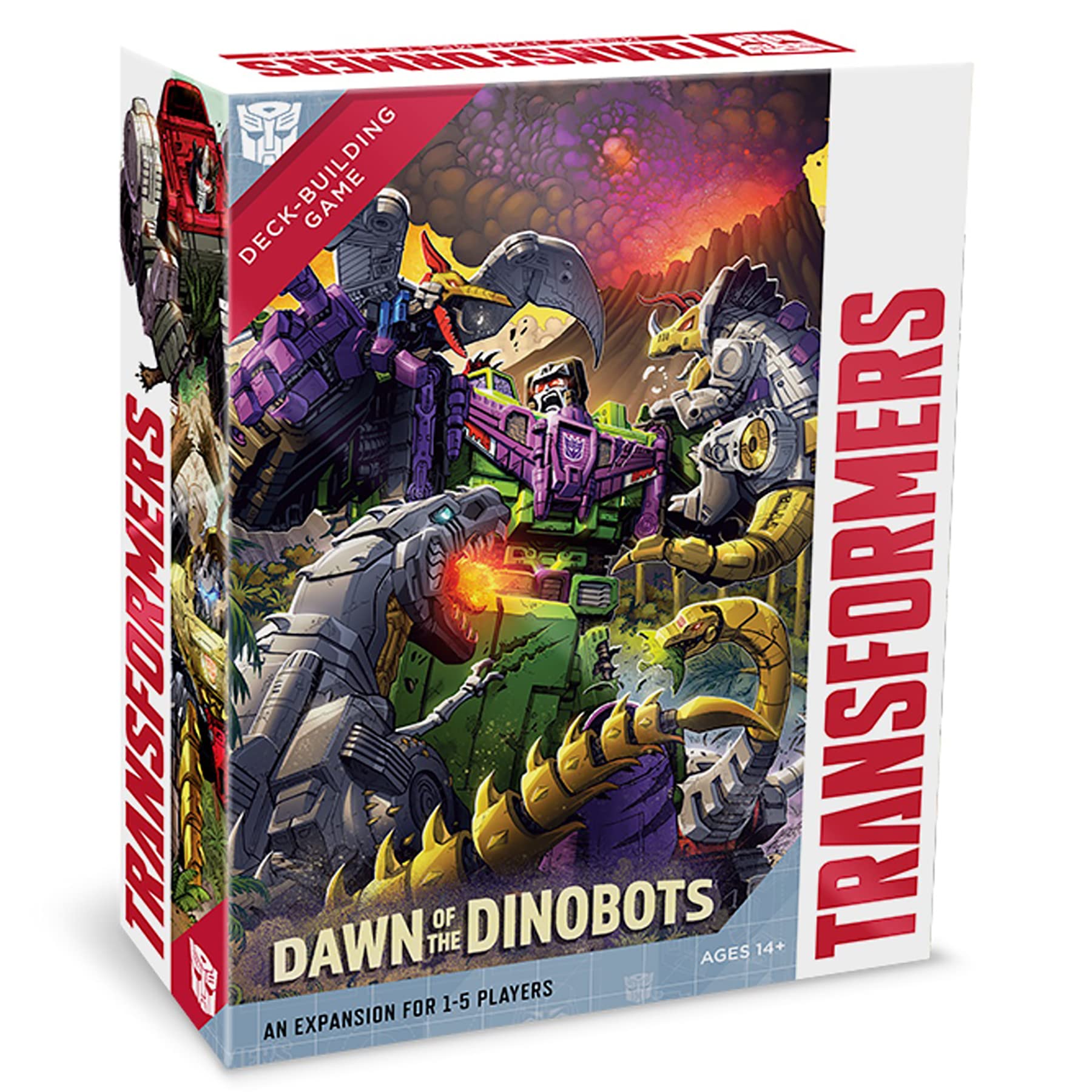 Renegade Game Studios Transformers Deck-Building Game: Dawn of the Dinobots Expansion - Ages 14+, 1-5 Players, 45-90 Mins