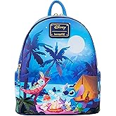 Loungefly Disney Stitch Camping Cuties Glow Mini Backpack | Lilo & Stitch Bags & Backpacks Standard