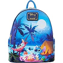 Loungefly Disney Stitch Camping Cuties Glow Mini Mochila | Lilo