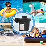 Jsdoin Electric Pump 3 Nozzles AC 240V/DC 12V 50W for Inflatables view 7