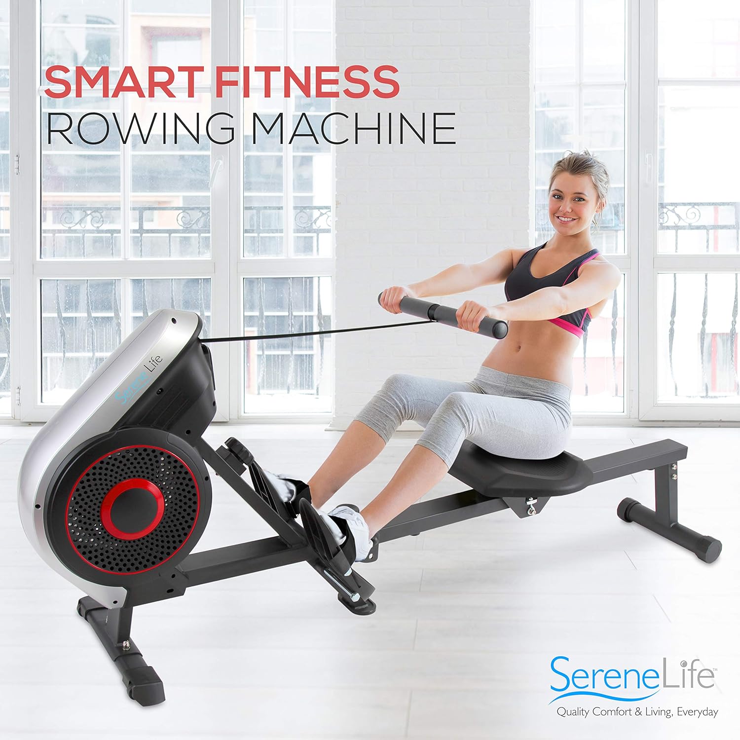 Folding exercise rowing machine Clearance