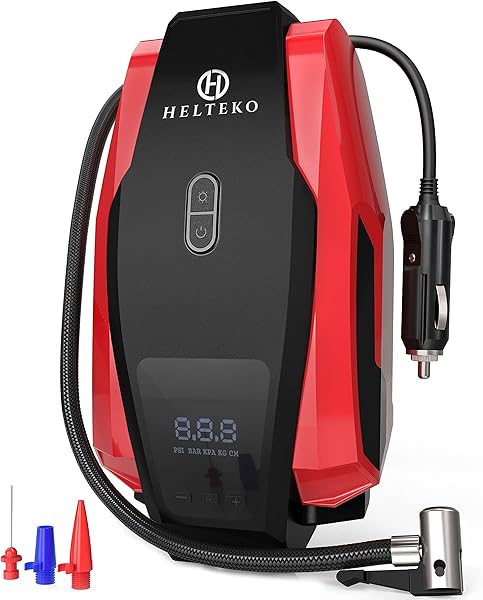Helteko Portable Air Compressor Pump 12V DC